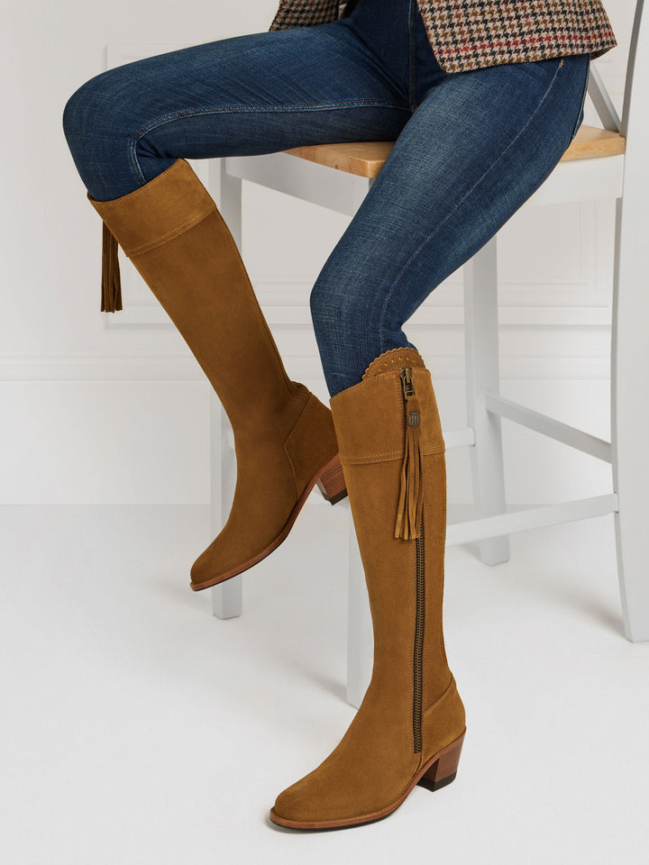 The Regina Heeled Tall Boot