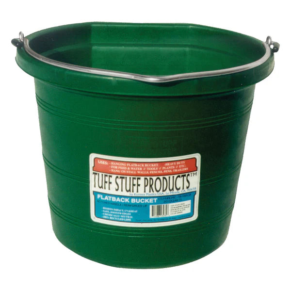 Tuff Stuff flat back pail 20 qts