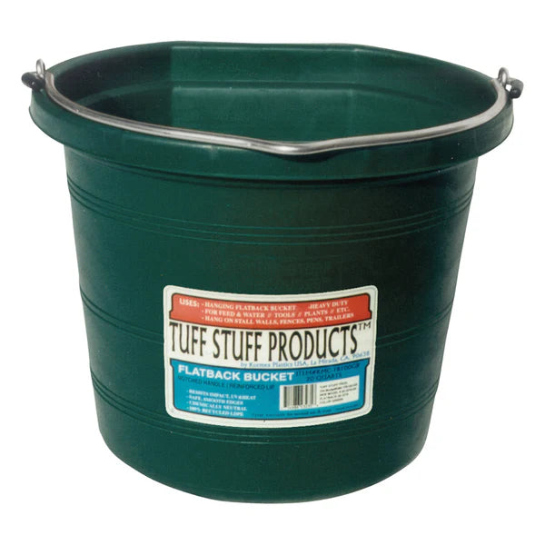 Tuff Stuff flat back pail 20 qts
