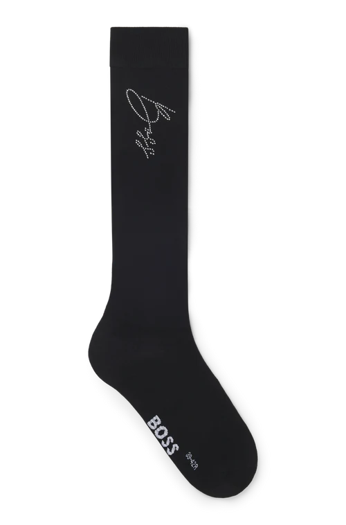 Sally Socks with crystal logo