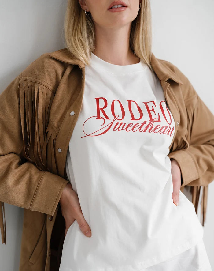 "Rodeo Sweetheart" Boxy Tee