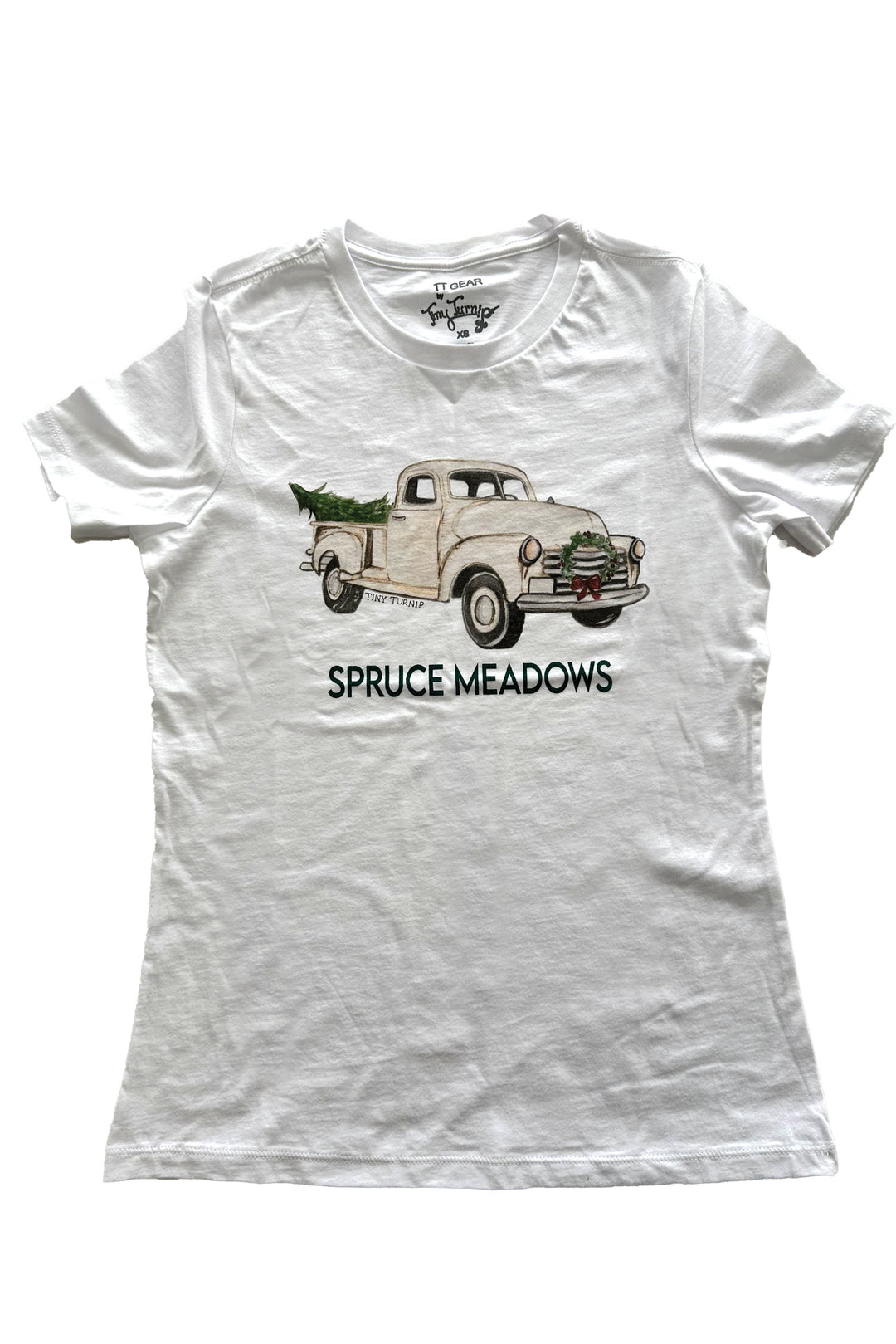 Spruce Meadows Vintage Tree Truck Tee Shirt