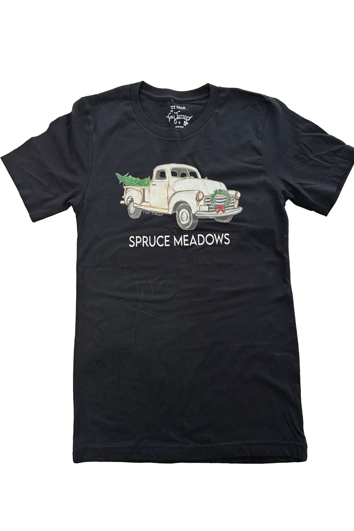 Spruce Meadows Vintage Tree Truck Tee Shirt
