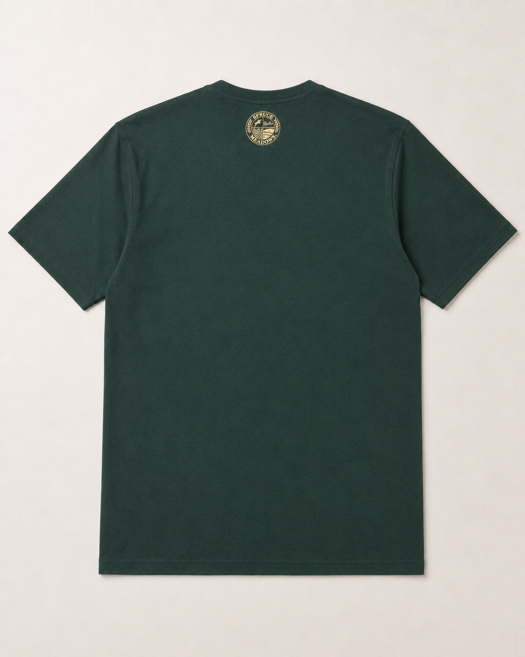 Spruce Meadows Signature Script Tee — Forest Green