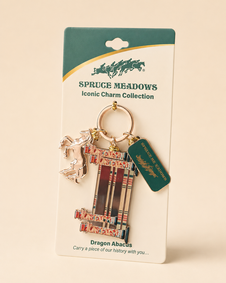 Dragon Abacus Keychain — Iconic Charm Collection