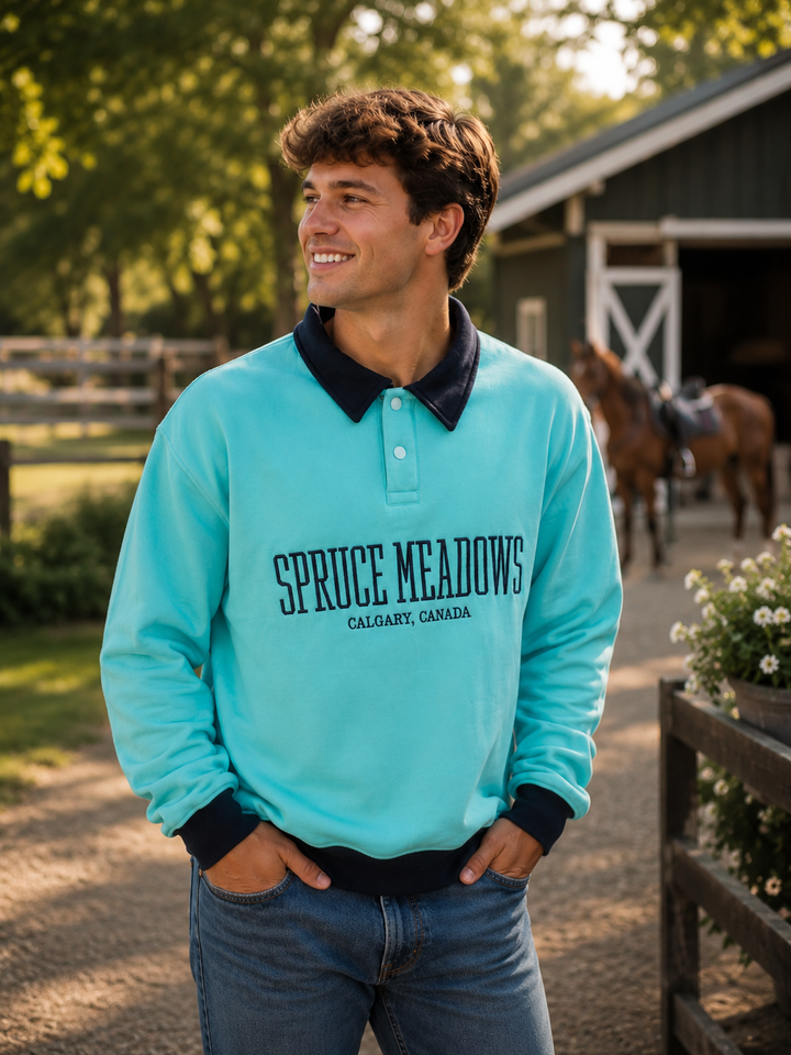 Spruce Meadows Rugger Sweatshirt