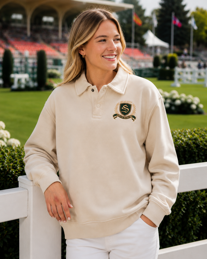 Rugger Sweatshirt with Crest