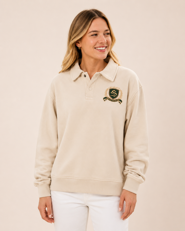 Rugger Sweatshirt with Crest