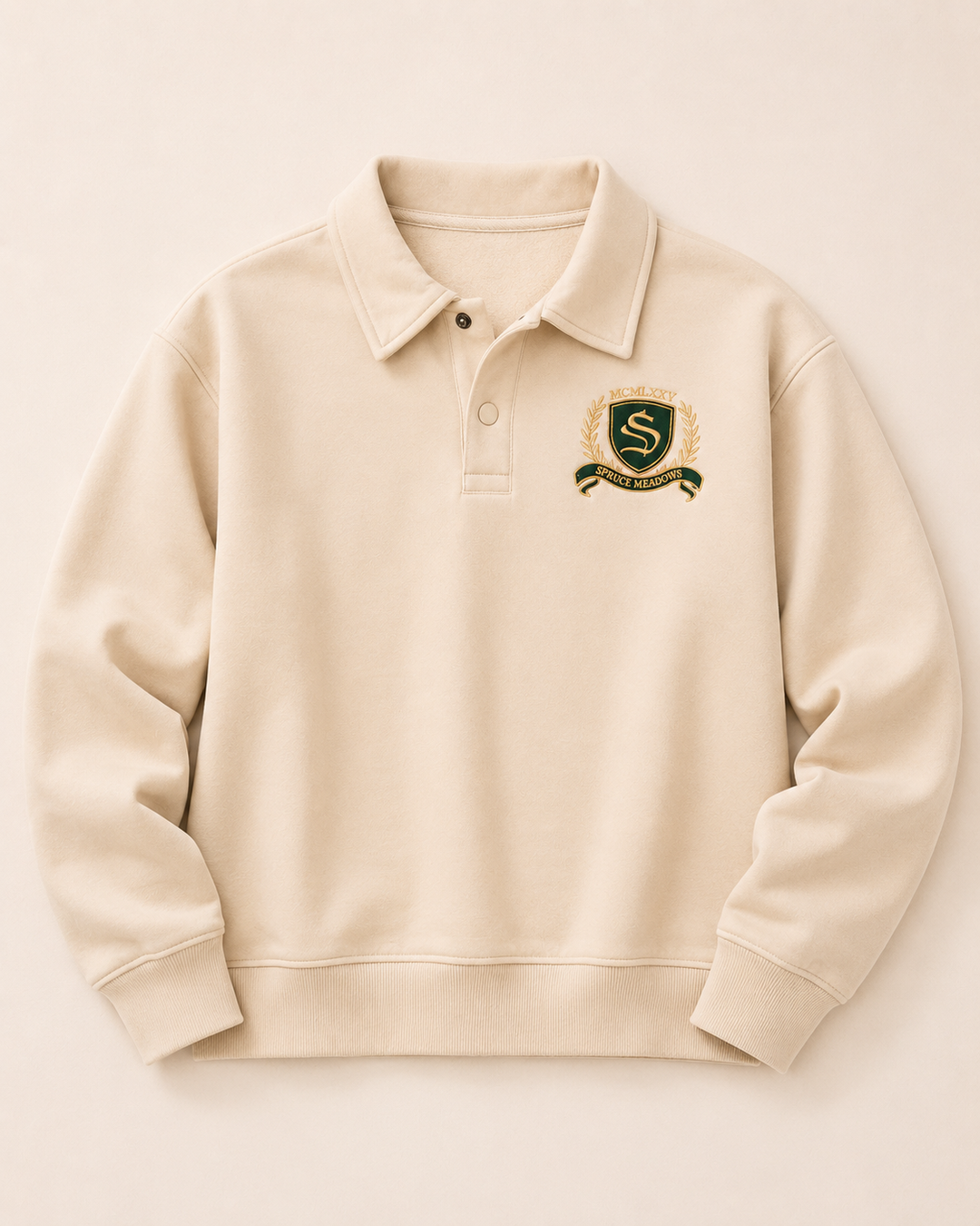 Rugger Sweatshirt with Crest