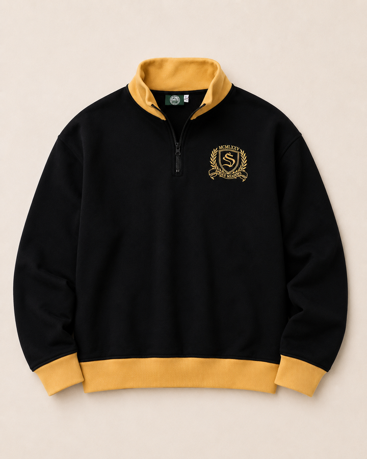 Wool Jacket with Embroidered Crest