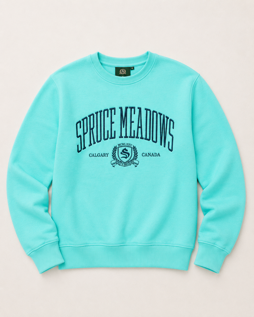 Crewneck Sweatshirt with Crest