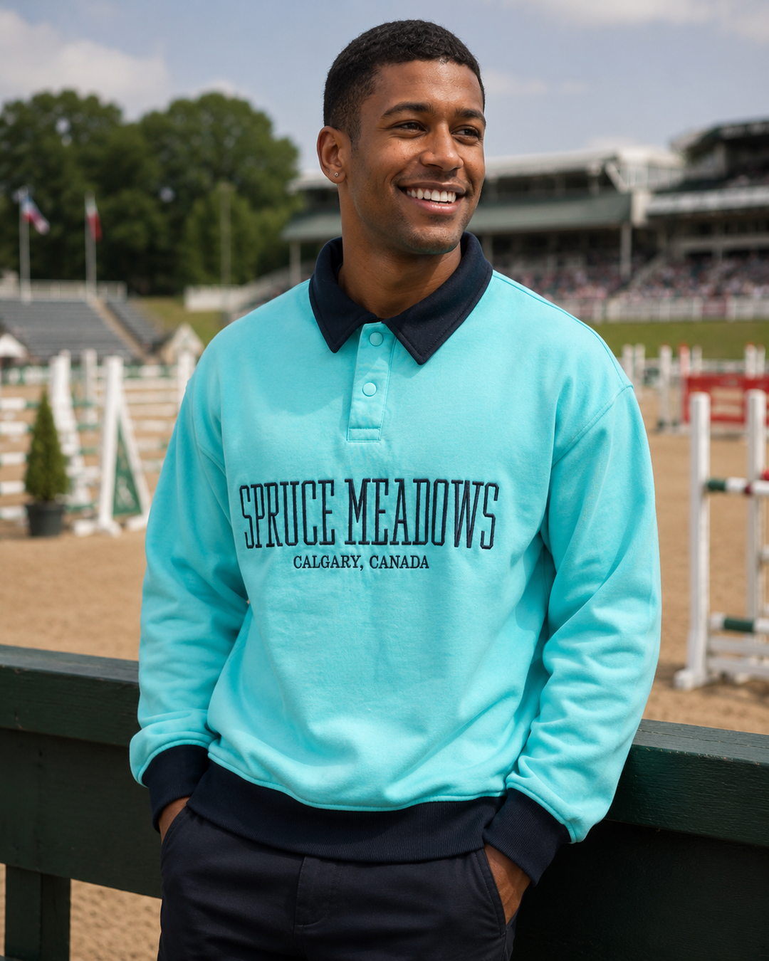 Spruce Meadows Rugger Sweatshirt