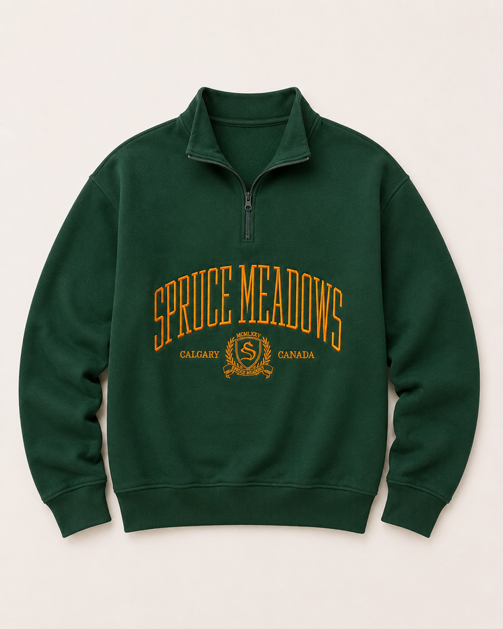 Relaxed 1/4 Zip Sweatshirt