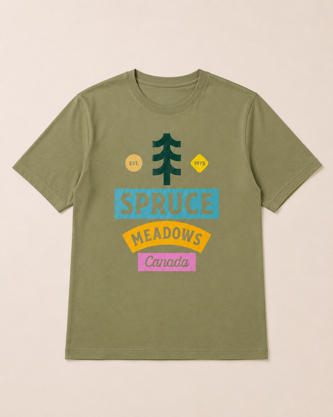Spruce Meadows Retro T-Shirt