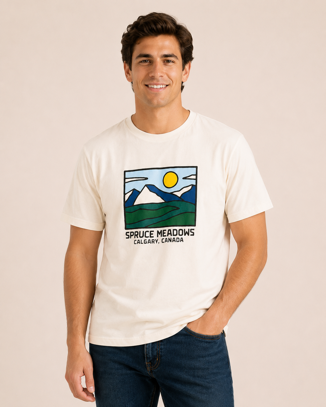 Spruce Meadows Landscape T-Shirt