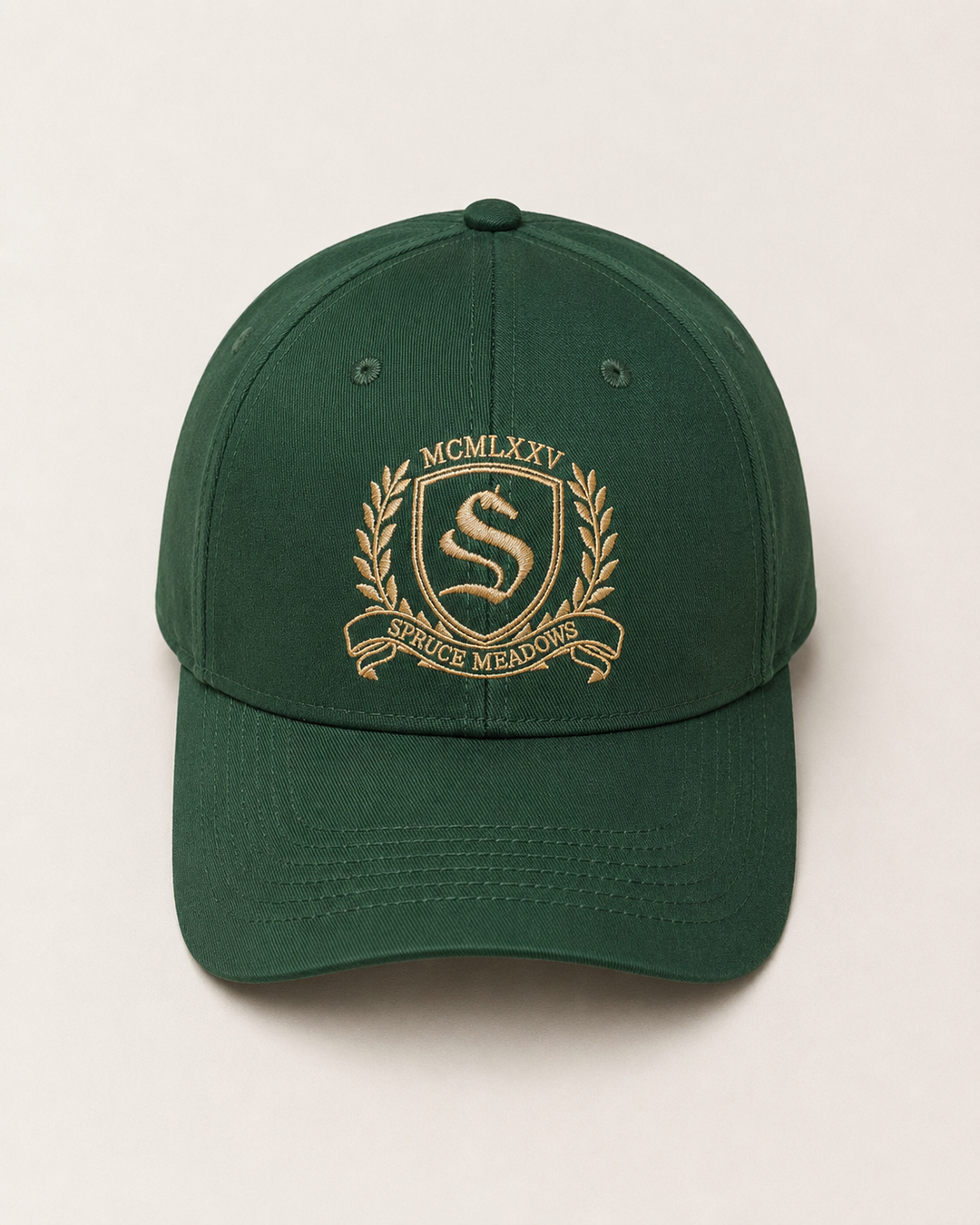 Crest Embroidery Cap