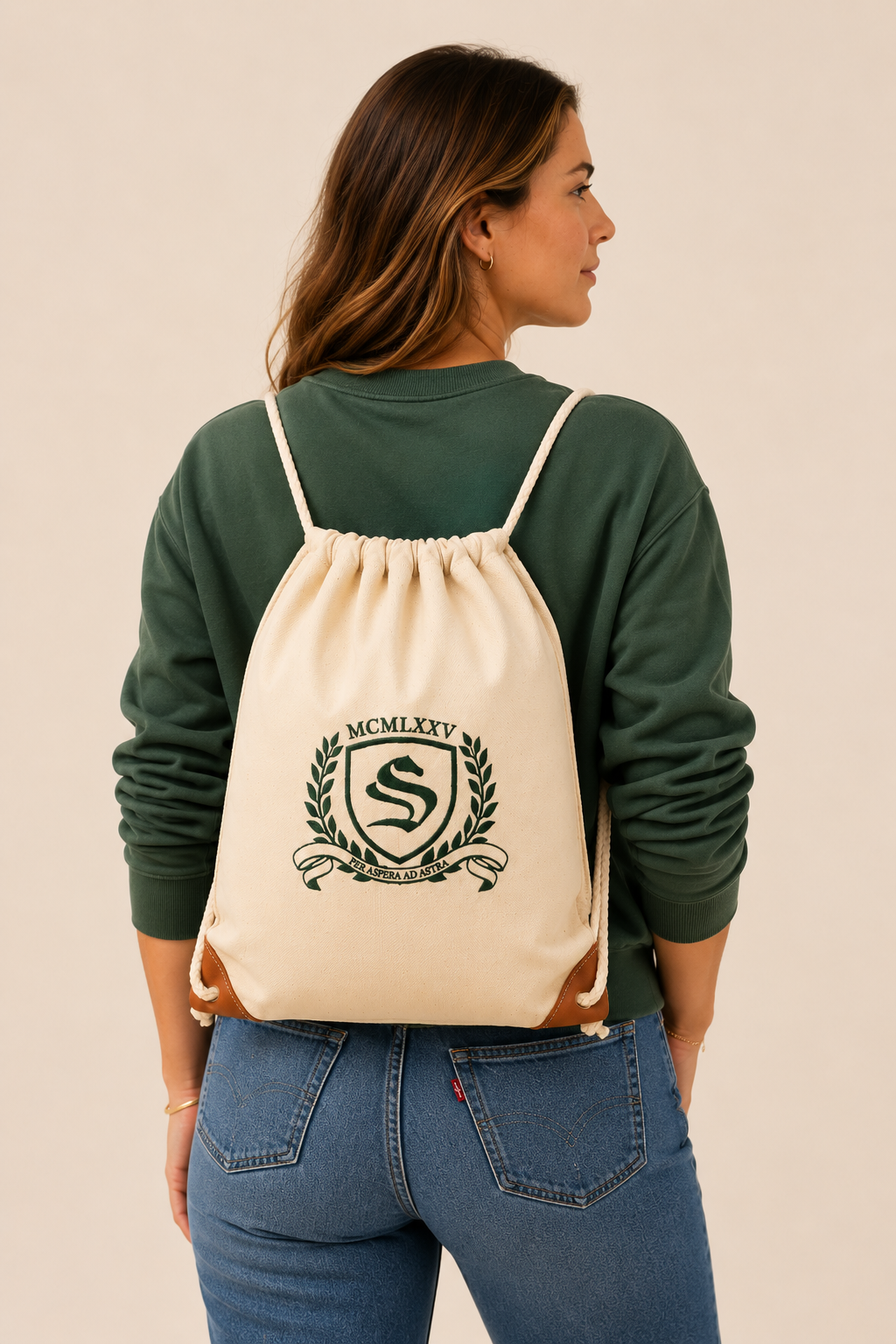 Drawstring Bag - Ivory