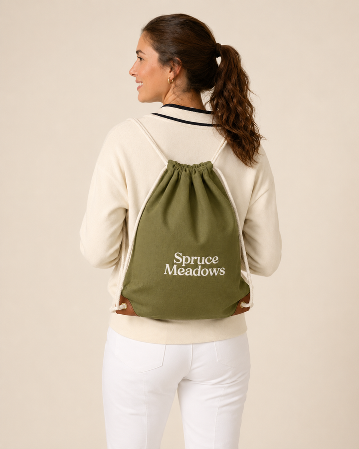 Drawstring Bag - Moss Green