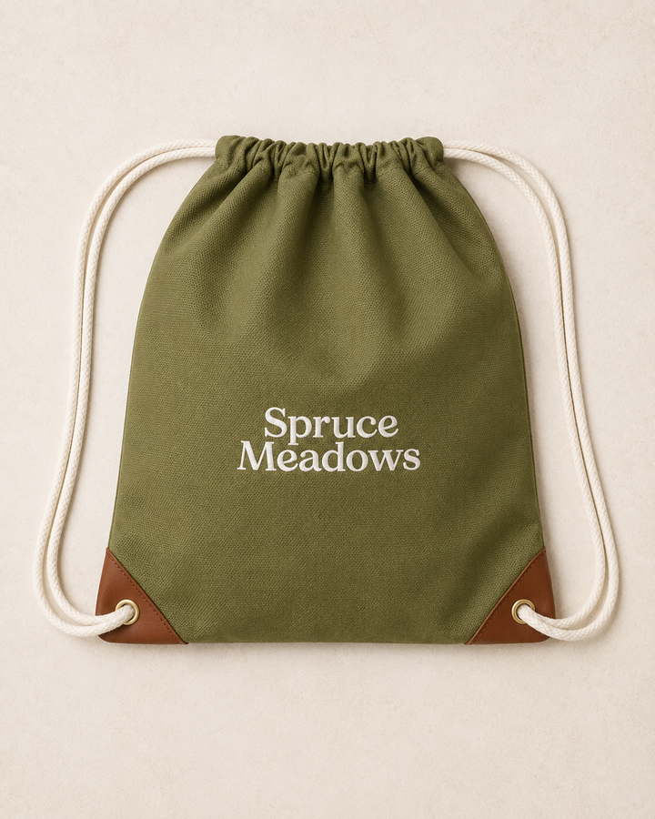 Drawstring Bag - Moss Green