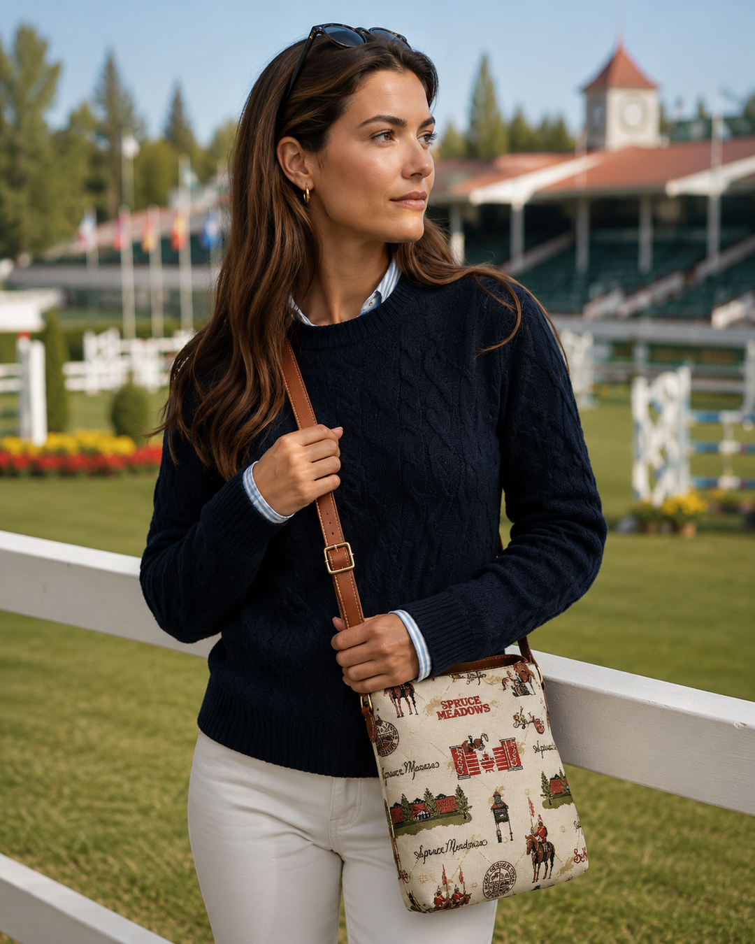 Tapestry Cross Body Bag