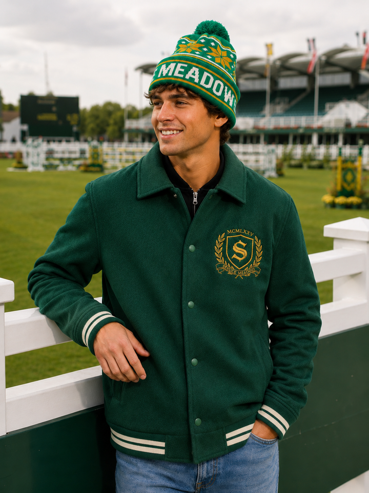 Pom Pom Beanie - Green