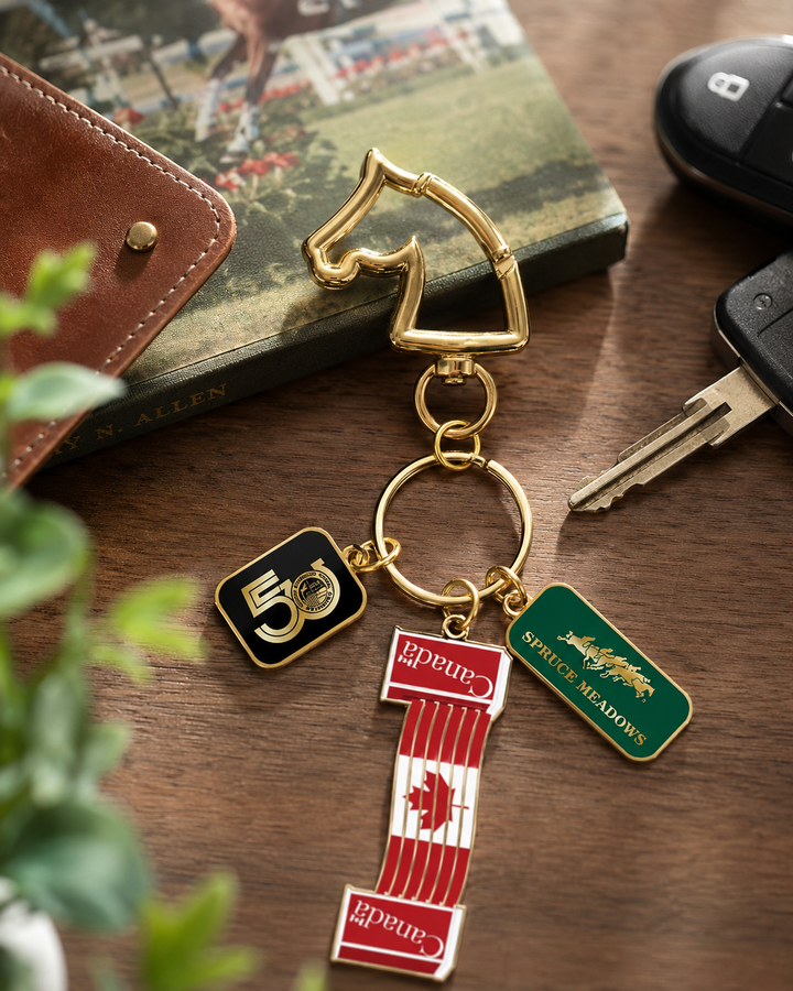 Canada Planks Jump Key Ring
