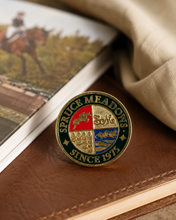 Spruce Meadows Medallion Pin