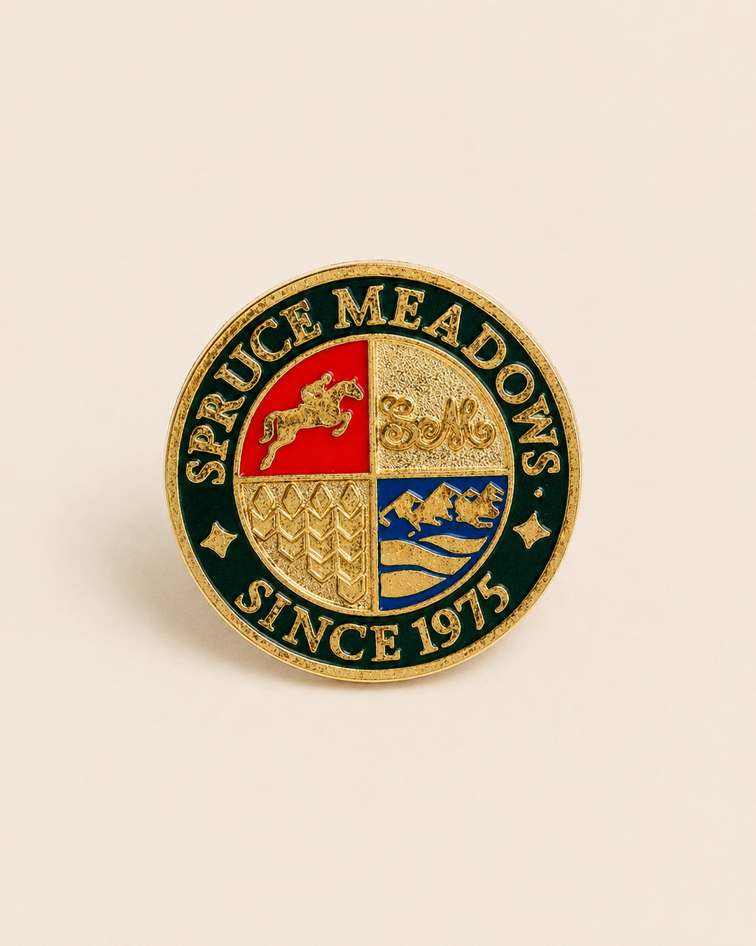 Spruce Meadows Medallion Pin