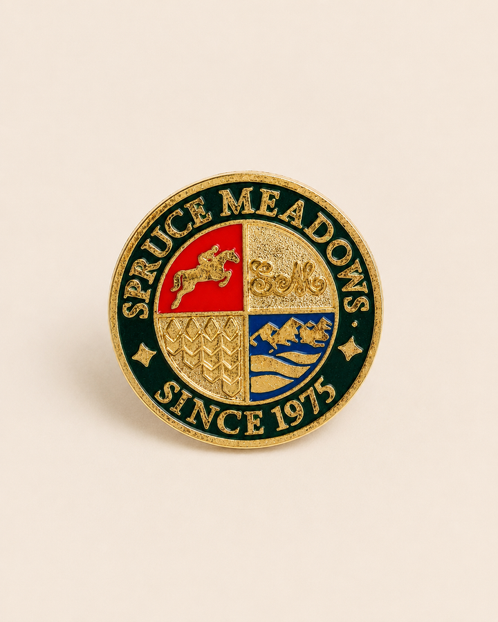 Spruce Meadows Medallion Pin
