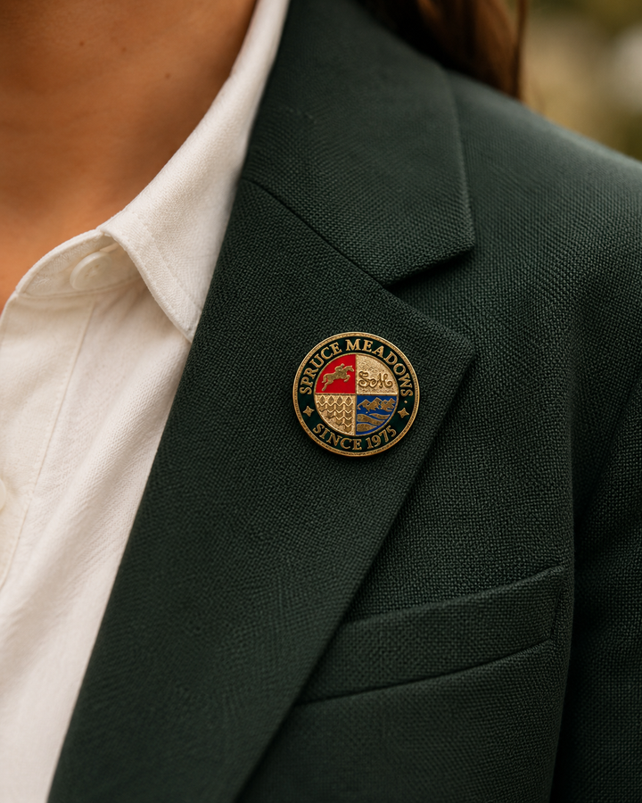 Spruce Meadows Medallion Pin