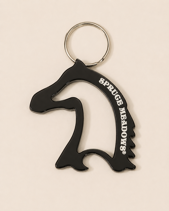 Spruce Meadows Horse Head Keychain
