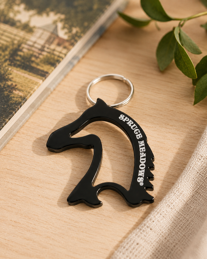 Spruce Meadows Horse Head Keychain