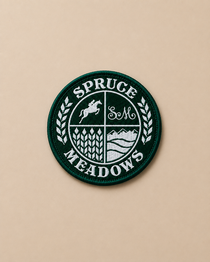 Spruce Meadows Woven Patch - Crest
