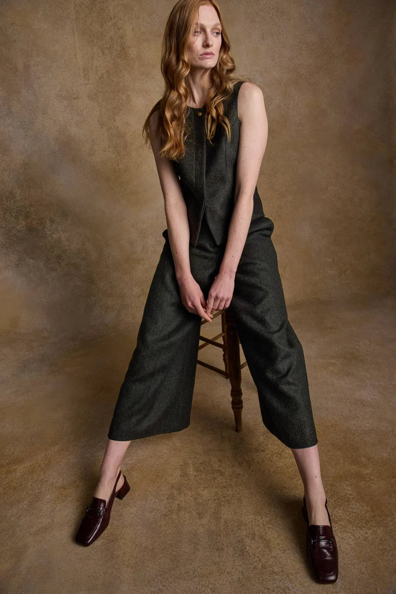 Eva Tweed Waistcoat