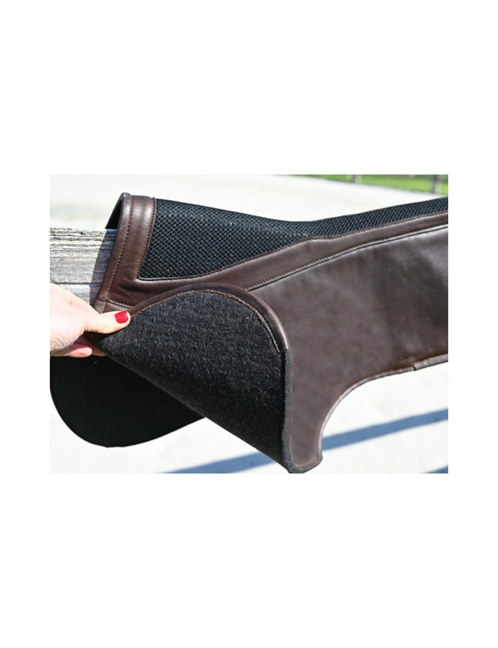 Felt and Leather Half Pad