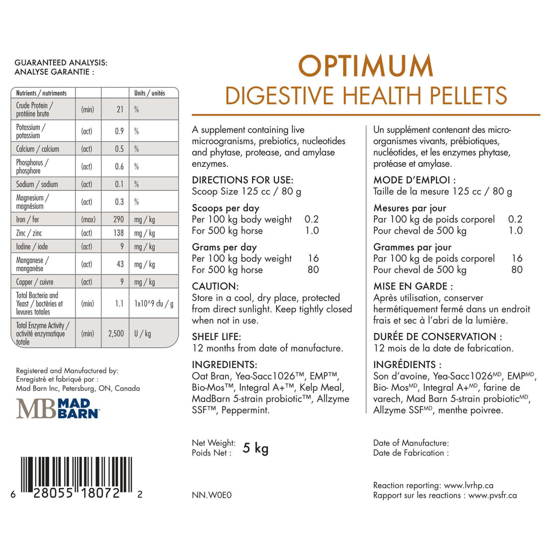 Optimum Digestive Health Pellets