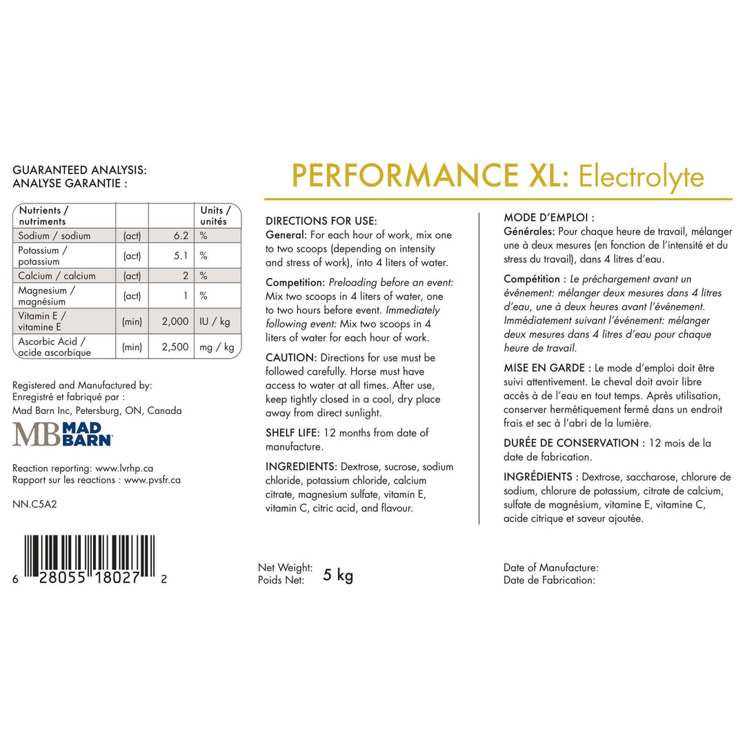 Performance XL: Electrolytes