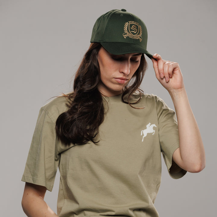 Crest Embroidery Cap