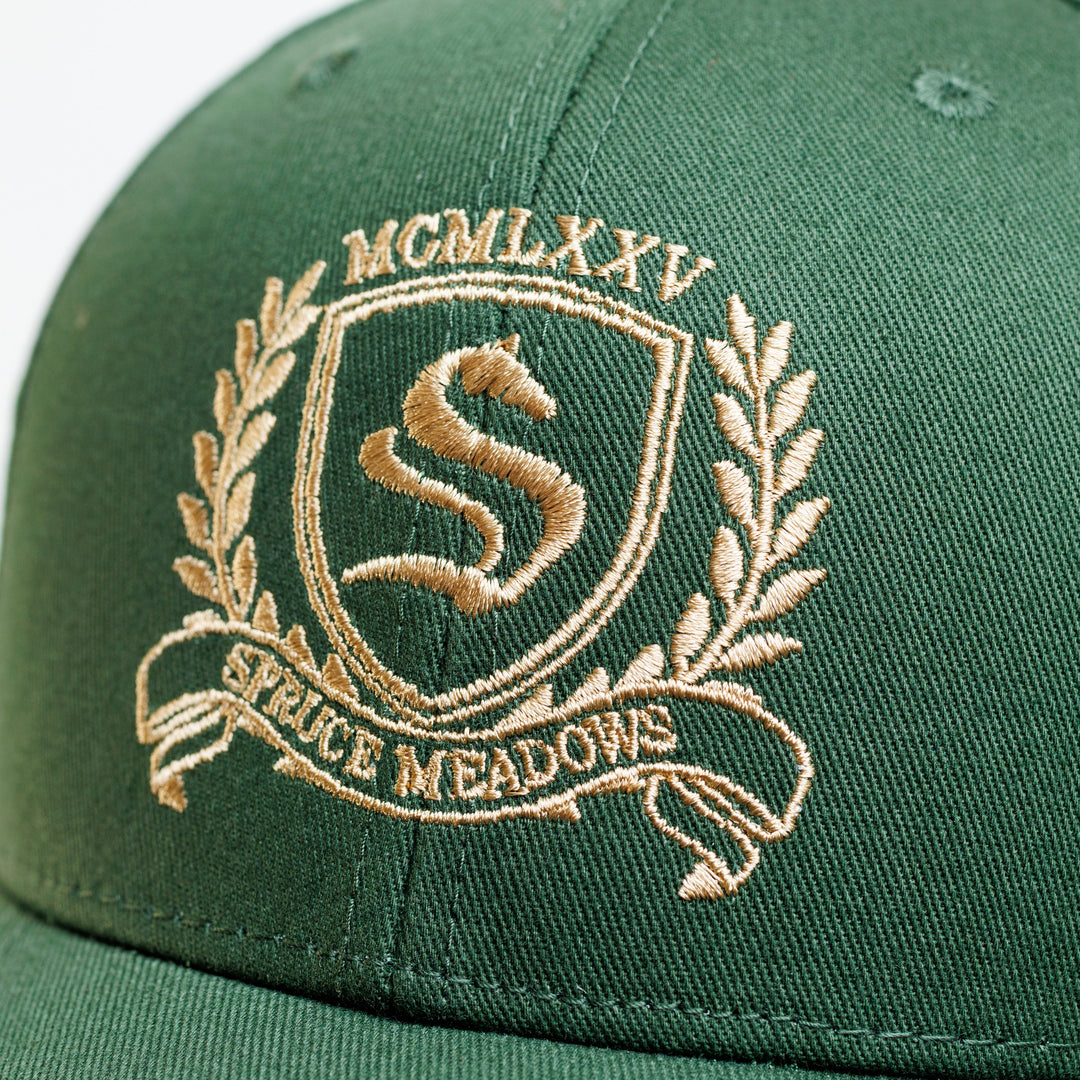 Crest Embroidery Cap