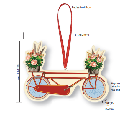 Bicycle Jump Ornament