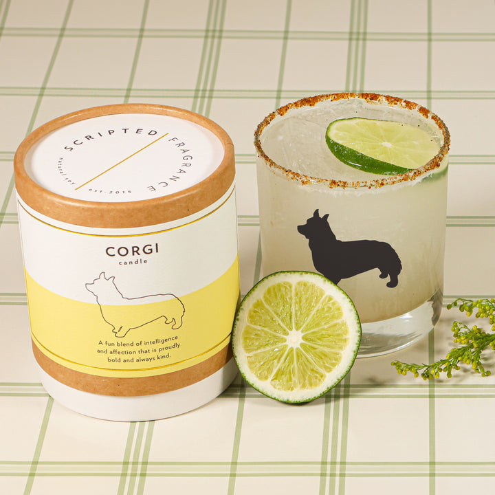 Corgi Candle