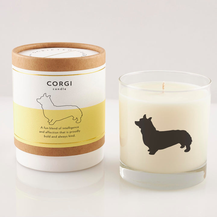 Corgi Candle