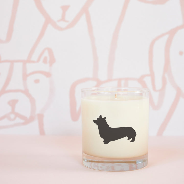 Corgi Candle