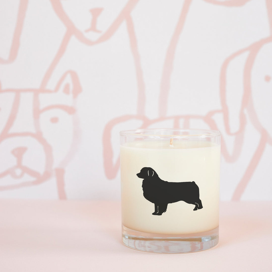 Australian Shepherd Candle