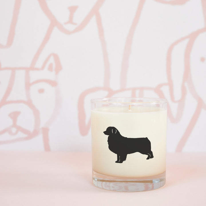 Australian Shepherd Candle
