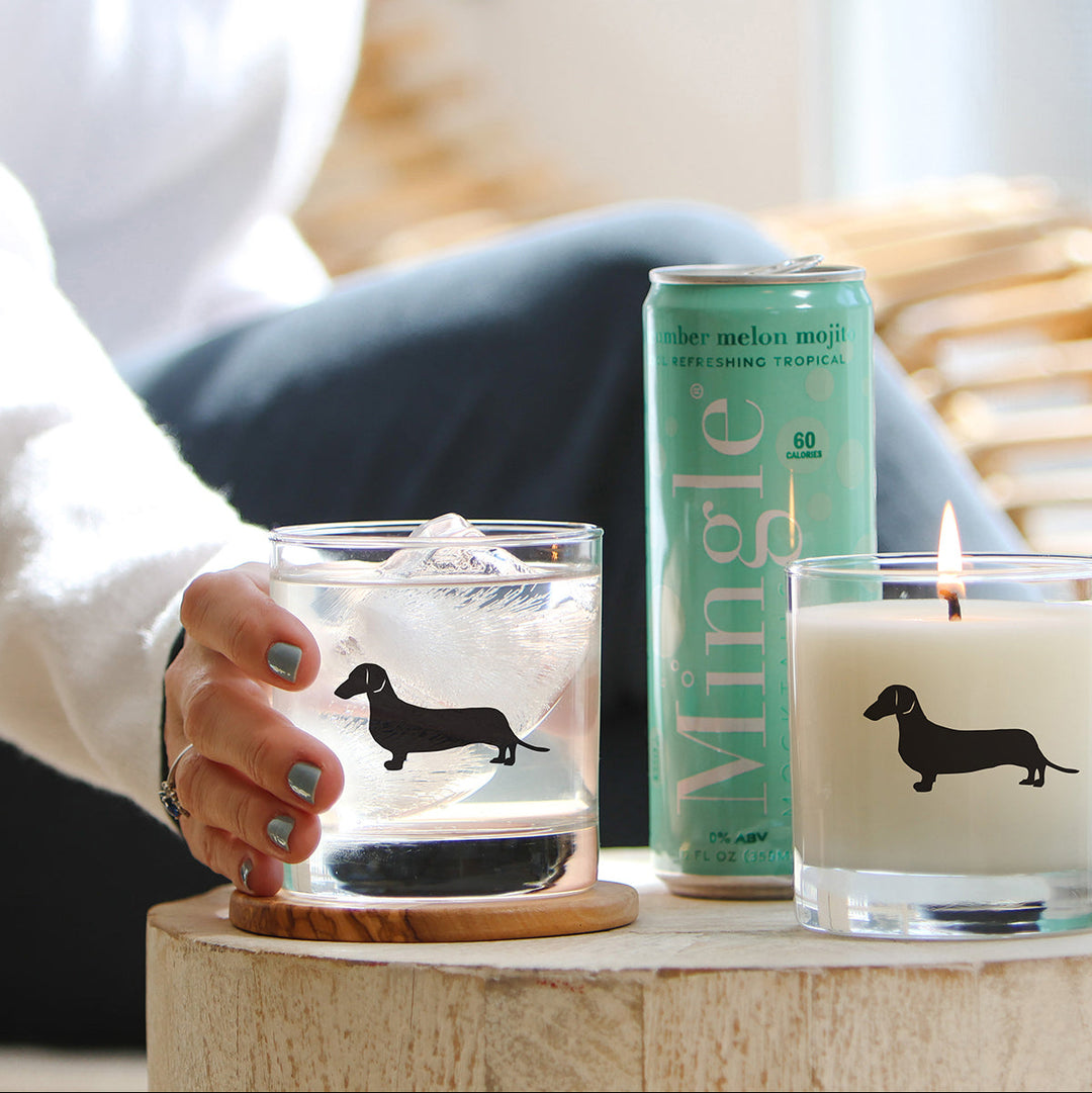 Dachshund Candle