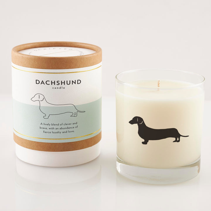 Dachshund Candle