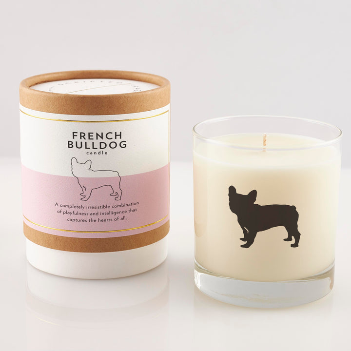 French Bulldog Candle