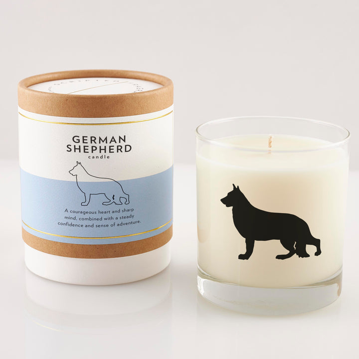 German Shepherd Candle