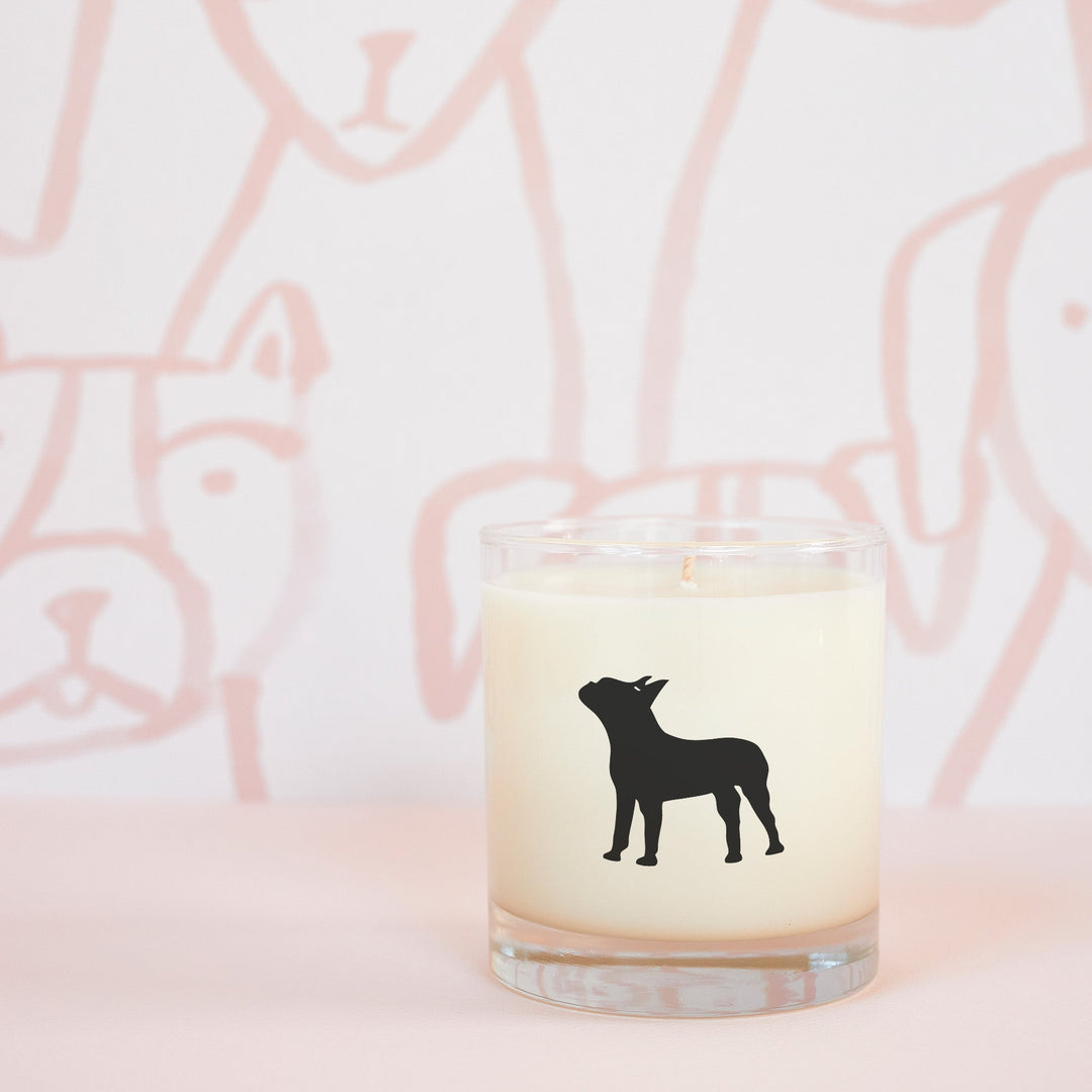 Boston Terrier Candle